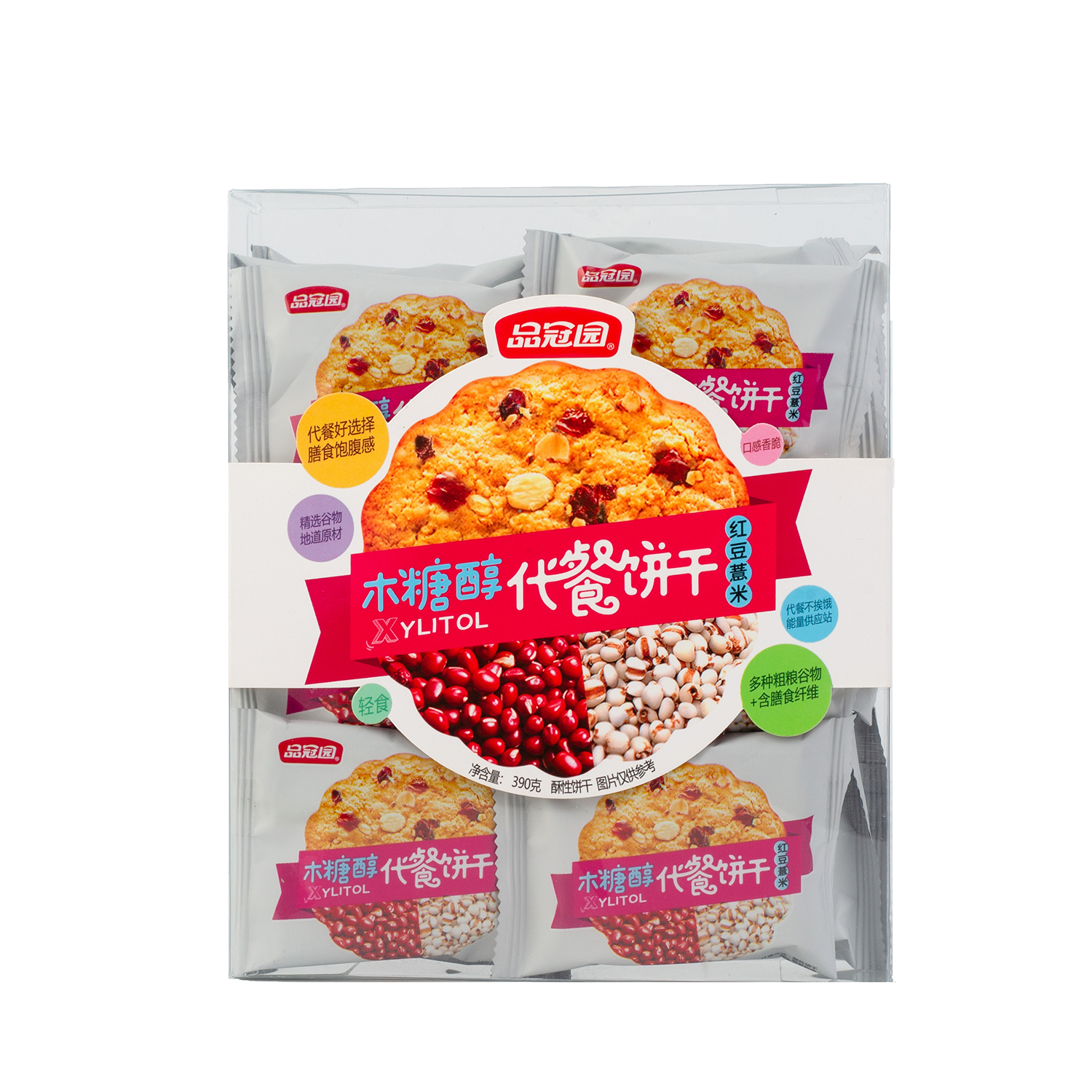 Pinguanyuan xylitol substitute biscuit 390g
