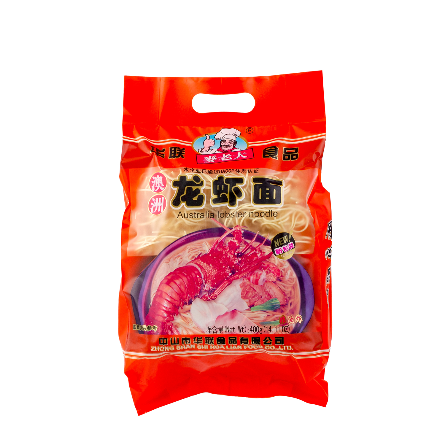 麦老大龙虾面400克